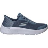 Skechers - GO WALK FLEX-GRAND ENTRY - Slip-on Sneakers - Blauw - Slipper met Slip-ins