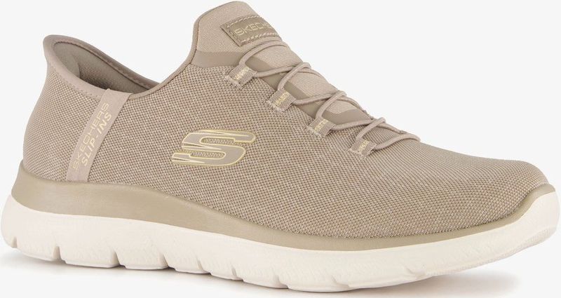 Skechers - Summits Classy Night - Sneakers - Beige - Mesh - Slip-on Design