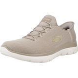 Skechers Slip-ins Summits Dames Sneakers Beige - Extra Comfort met Memory Foam