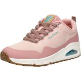 Skechers Uno - Pla-Knit Sneakers Laag - roze