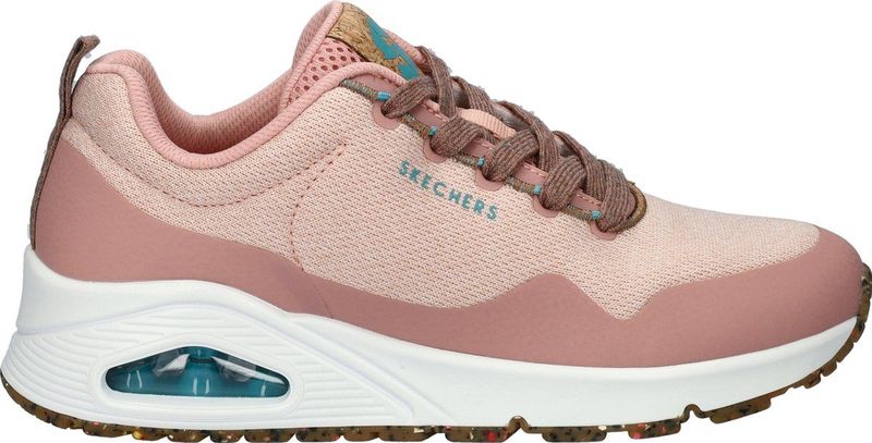 Skechers Uno - Pla-Knit Sneakers Laag - roze