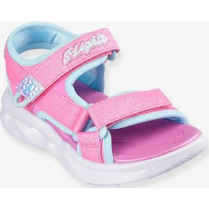 Skechers Sola Glow Sandaal Sport voor meisjes, roze, 9.5 UK Child