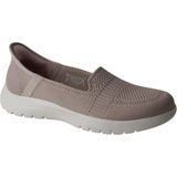 Skechers - On-The-go Flex Camellia - Sneakers - Taupe - Stretch Fit - Wasbaar