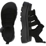 UGG - Cora - Leren Sandalen - Zwart - Plat - Gesp - Casual