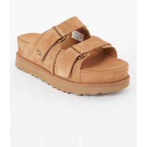 UGG Goldenstar camel suède slippers