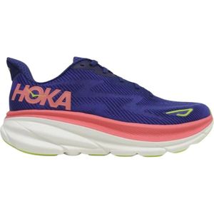 Hoka One One W Clifton 9 Sneaker voor dames, Avond Sky Coral, 37.5 EU