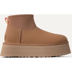 UGG Classic Mini Dipper Boot für Damen | UGG EU in Brown, Größe 36, Veloursleder