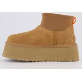 UGG - Classic Mini Dipper - Enkellaars - Chestnut - Suède / Textiel