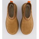 UGG - Classic Mini Dipper - Enkellaars - Chestnut - Suède / Textiel