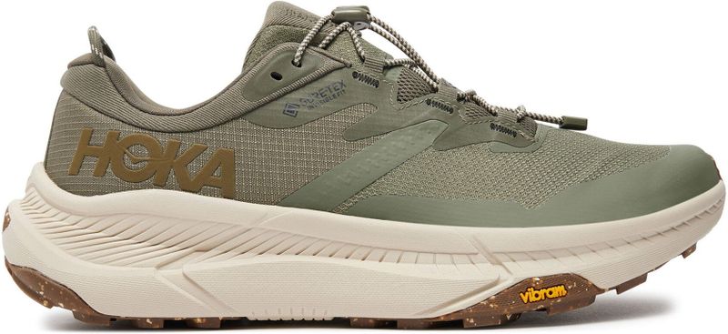 Hoka - Transport - Sneakers - Groen - GORE-TEX - EVA-tussenzool van 35% suikerriet