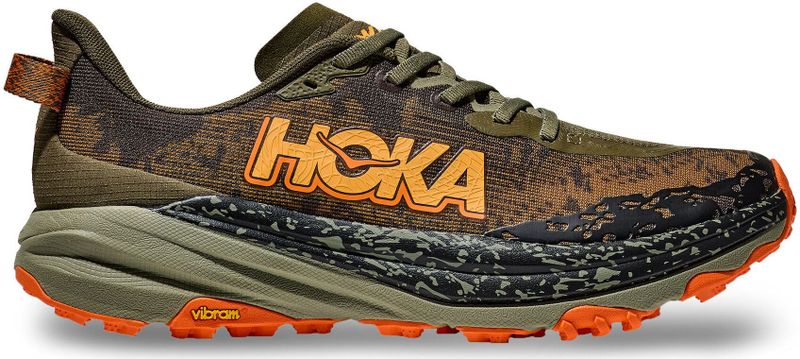 HOKA Speedgoat 6 - Trailrunschoen - Zwart - Materiaal: Lightweight Foam