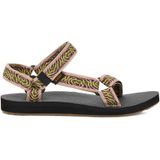 Teva - Original Universal - Sandalen - Archive Topo Olive Eggplant - 100% Textiel, EVA-voetbed, Durabrasion-rubberen zool