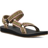 Teva - Original Universal - Sandalen - Archive Topo Olive Eggplant - 100% Textiel, EVA-voetbed, Durabrasion-rubberen zool
