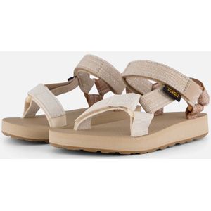 Teva Beige Original Universal Metallic Sandalen