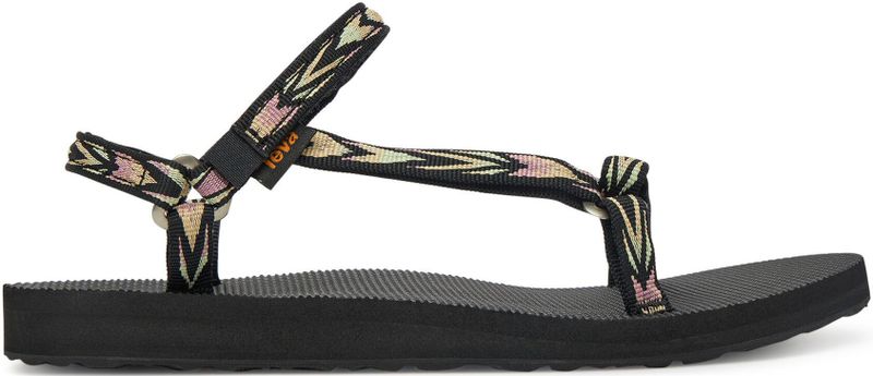 Teva - 1150110 Original Universal Slim - Sandalen - Zwart - Sneldrogende Banden, Klittenbandsluiting, Gerecycled Materiaal