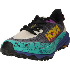 Hoka - Speedgoat 6 - Trailschoenen - Grijs - Geweven Textiel - Ademend Comfort