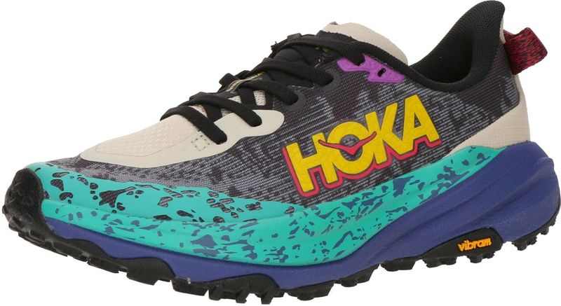 HOKA Speedgoat 6 - Trailrunningschoen - Zwart - Ademend Materiaal