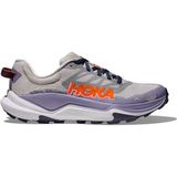 Hoka - Torrent 4 - Damesschoenen - Grijs Blauw Oranje - Lichtgewicht Dempende Trailgrip