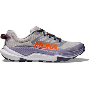 Hoka - Torrent 4 - Damesschoenen - Grijs Blauw Oranje - Lichtgewicht Dempende Trailgrip