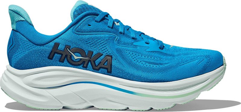 Hoka - Clifton 10 - Hardloopschoenen - Blauw - Jacquard - 278g