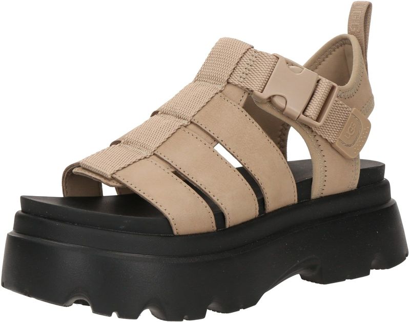 Ugg - Cora - Sandalen - Beige - Suède en Gerecycled Polyester