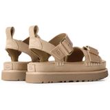 UGG - W Goldenstar Villa - Sandalen - Beige - Leer, Verstelbare Klittenband, Rubberen Zool