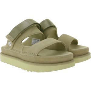 UGG - 1137890 Goldenstar - Leren Sandalen - Bruin - Verstelbaar Enkelbandje, Klittenbandsluiting