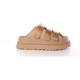 Ugg - Goldenglow Slide - Teenslippers - Beige - Glinsterend Materiaal