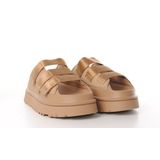 Ugg - Goldenglow Slide - Teenslippers - Beige - Glinsterend Materiaal