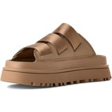 Ugg - Goldenglow Slide - Teenslippers - Beige - Glinsterend Materiaal