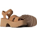 UGG - 1137890 Goldenstar - Leren Sandalen - Bruin - Verstelbaar Enkelbandje, Klittenbandsluiting