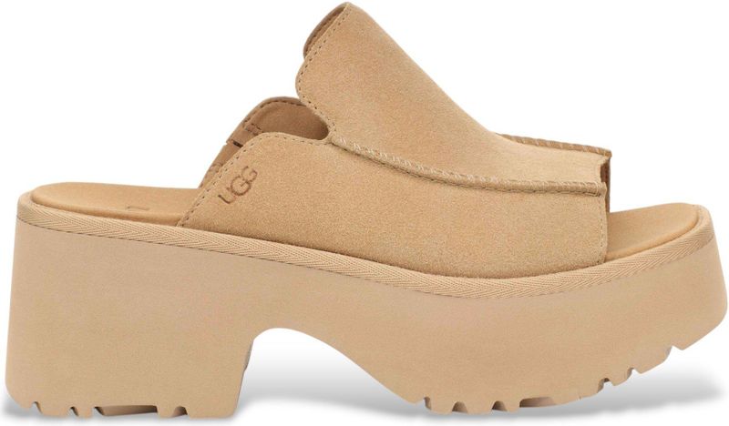 Ugg - Hoogte Slijtsandalen - Mustard Seed - Suède - Instapper