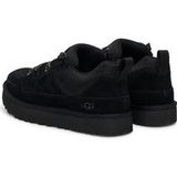 UGG Lo Lowmel - Sneaker - Zwart - Suède en Gerecycled Canvas-Mesh