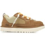 UGG - Lo Lowmel - Sneaker - Chestnut / Bright Melon - Suède / Gerecycled Ballistisch Canvas-Mesh