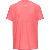 HOKA Womens Performance Run Short Sleeve Hardloopshirt (Dames |rood)