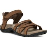 Teva - Tirra - Wandelsandaal - Zwart - Premium Leer, Klittenbandsluiting, Shoc Pad™