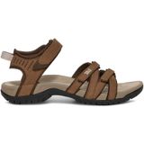 Teva - Tirra - Wandelsandaal - Zwart - Premium Leer, Klittenbandsluiting, Shoc Pad™