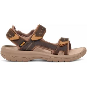 Teva - Langdon - Sandaal - Zwart - Hoogwaardig Leer, Ademend Mesh, EVA-Tussenzool