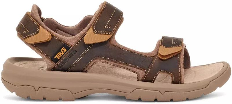 Teva - Langdon - Sandaal - Zwart - Hoogwaardig Leer, Ademend Mesh, EVA-Tussenzool