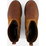 Timberland - Courma Kid Mid - Laarzen - Medium Brown - Premium Leer, Nep Bontvoering, Uitneembaar OrthoLite-voetbed