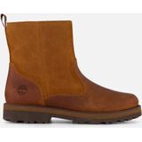 Timberland - Courma Kid Mid - Laarzen - Medium Brown - Premium Leer, Nep Bontvoering, Uitneembaar OrthoLite-voetbed