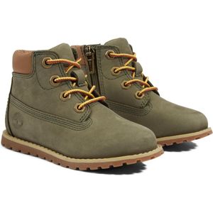 Timberland - Pokey Pine Mid W/Zip - Laarzen - Leaf Green