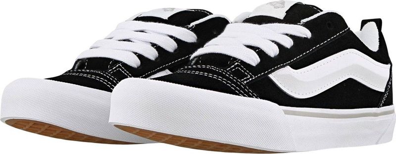 Vans - Knu Skool - Unisex Schoenen - Zwart - Leer