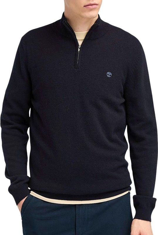 Timberland - Cohas Brook - Coltrui - Donkerblauw - 1/4 Zip - Merinowol