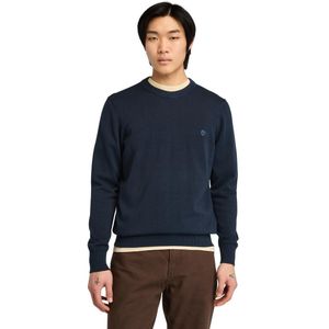 Timberland - Katoen Sweater - Blauw - 100% Biologisch Katoen