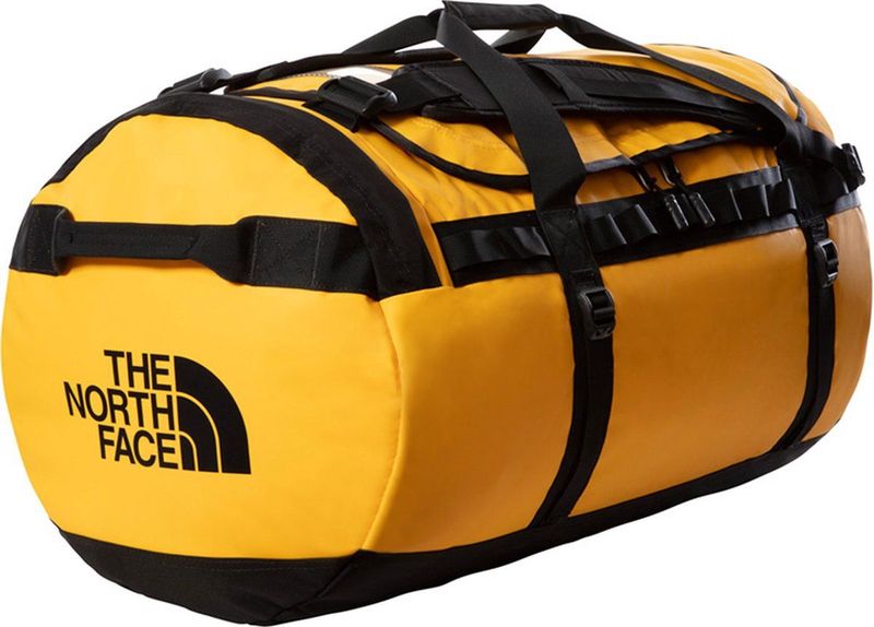 The North Face Reistas / Weekendtas / Sporttas 95 liter Kunststof Base Camp Duffel Geel