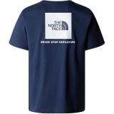 The North Face - SS Box Nse Tee - T-shirt - Summit Navy/TNF White