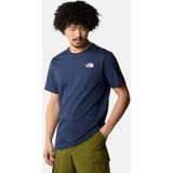 The North Face - SS Box Nse Tee - T-shirt - Summit Navy/TNF White