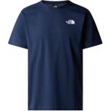 The North Face - SS Box Nse Tee - T-shirt - Summit Navy/TNF White