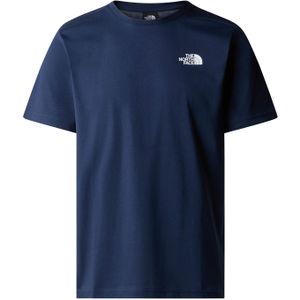 The North Face - SS Box Nse Tee - T-shirt - Summit Navy/TNF White